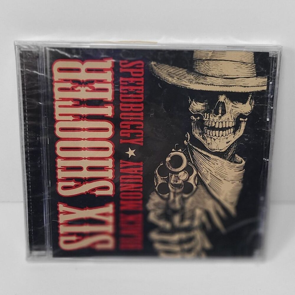 Speedbuggy / Black Monday: Six Shooter CD (2003) -- NEW Small CRACK on CASE